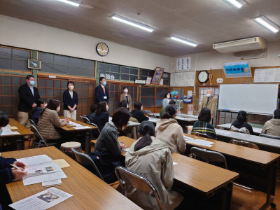 保護者説明会の様子 1